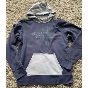 The North Face Navy and Gray Hoodie